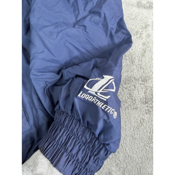 Vintage Cleveland Indians Full Zip Windbreaker Jacket Men's Size Large Blue - Picture 5 of 12